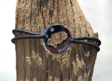 Ibiza Bracelet silver 21mm with one zirconia