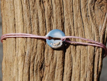 Ameland Bracelet silver 10mm