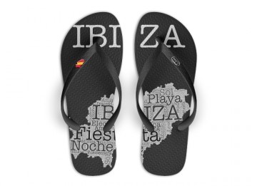Ibiza Flip-Flops black/black for women