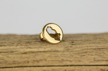 Ibiza Charm gold plated 10mm