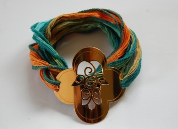 Clover Bracelet Hand gold plated