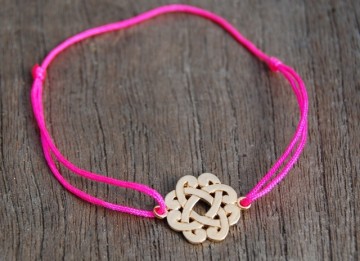 Flower of Life 15mm gold plated 