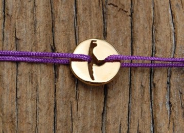 Sylt Bracelet 10mm gold plated