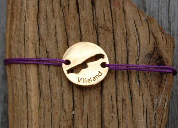 Vlieland Bracelet gold plated 16mm