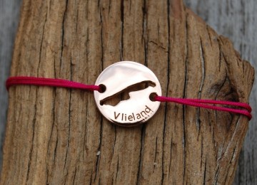 Vlieland Bracelet rose gold plated 16mm